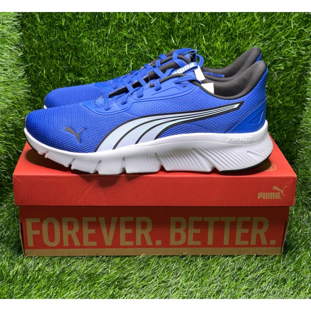 Puma FlexFocus Lite Modern Mens Size 11 Running Shoes Blue Black 310093-38